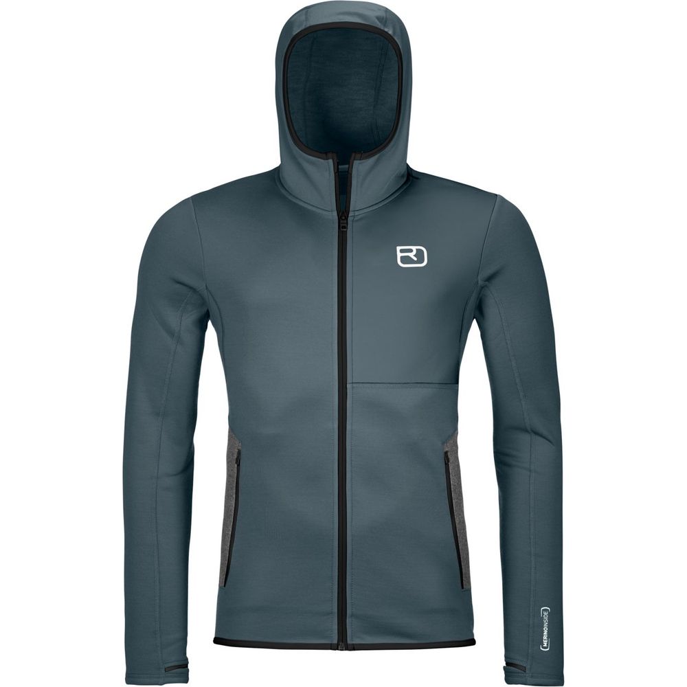 Ortovox Fleece Hoody Herren Fleecejacke dark-arctic-grey Produktbild 0