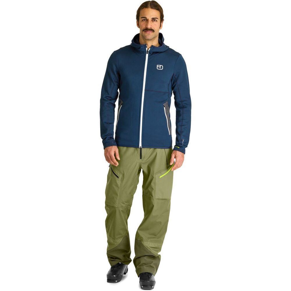 Ortovox Fleece Hoody Herren Fleecejacke dark-arctic-grey Produktbild 2