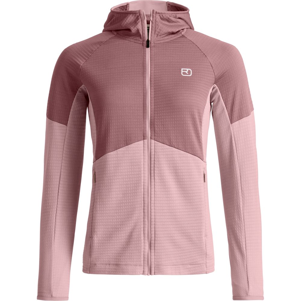 Ortovox Fleece Light Grid Hoody Damen Fleecejacke dawn-rose Produktbild 0