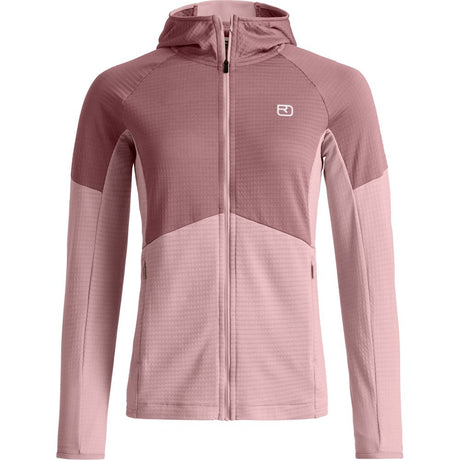 Ortovox Fleece Light Grid Hoody Damen Fleecejacke dawn-rose Produktbild 0