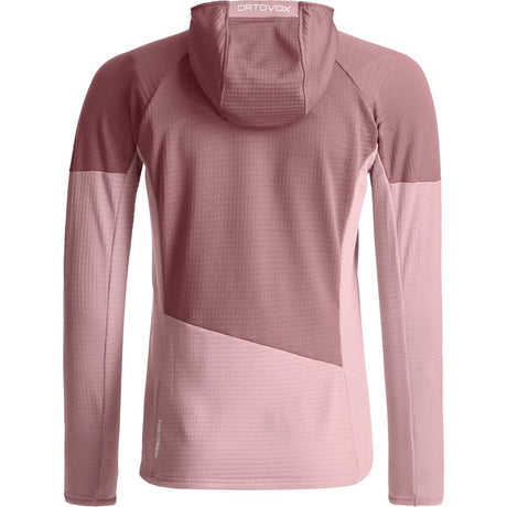 Ortovox Fleece Light Grid Hoody Damen Fleecejacke dawn-rose Produktbild 1