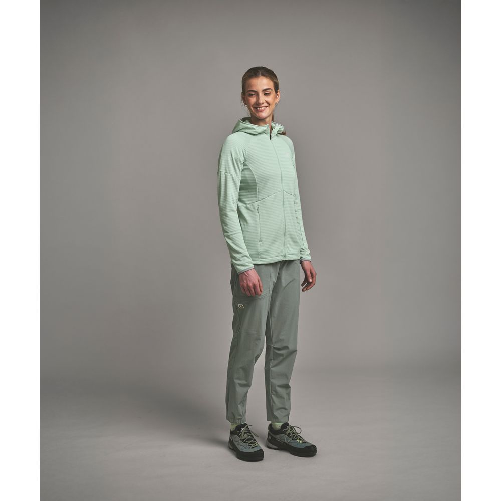 Ortovox Fleece Light Grid Hoody Damen Fleecejacke dawn-rose Produktbild 2