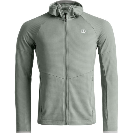 Ortovox Fleece Light Grid Hoody Herren Fleecejacke green-sage Produktbild 0