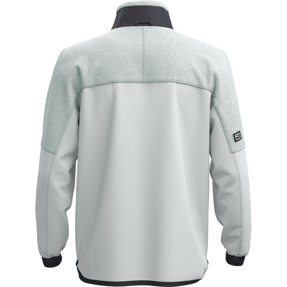 Ortovox Fleece Teddy Jacket Herren Fleecejacke grey-ice Produktbild 1