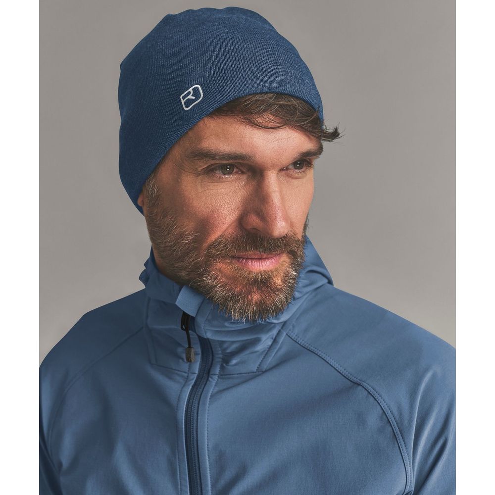 Ortovox Peak Beanie Mütze blue-nunatak Produktbild 2