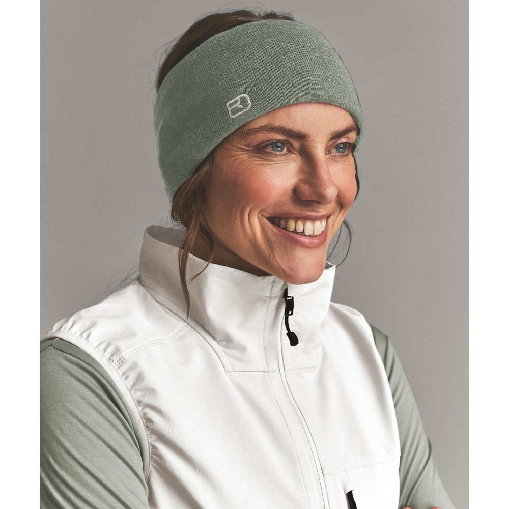 Ortovox Wonderwool Headband Stirnband green-sage-blend Produktbild 2