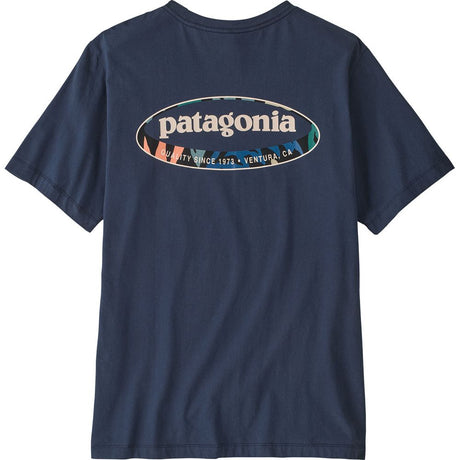 Patagonia '95 Oval Logo T-Shirt Herren new-navy / kaleido Produktbild 1