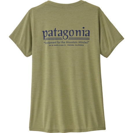 Patagonia Cap Cool Hut Tripper T-Shirt Damen gumtree-green / light-gumtree-green / dye Produktbild 0