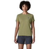 Patagonia Cap Cool Hut Tripper T-Shirt Damen gumtree-green / light-gumtree-green / dye Produktbild 1