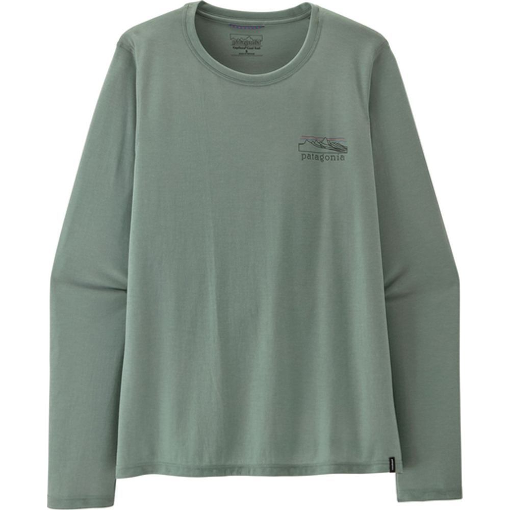 Patagonia Cap Cool Trail Langarmshirt Stratapeaks Damen cover-green Produktbild 0