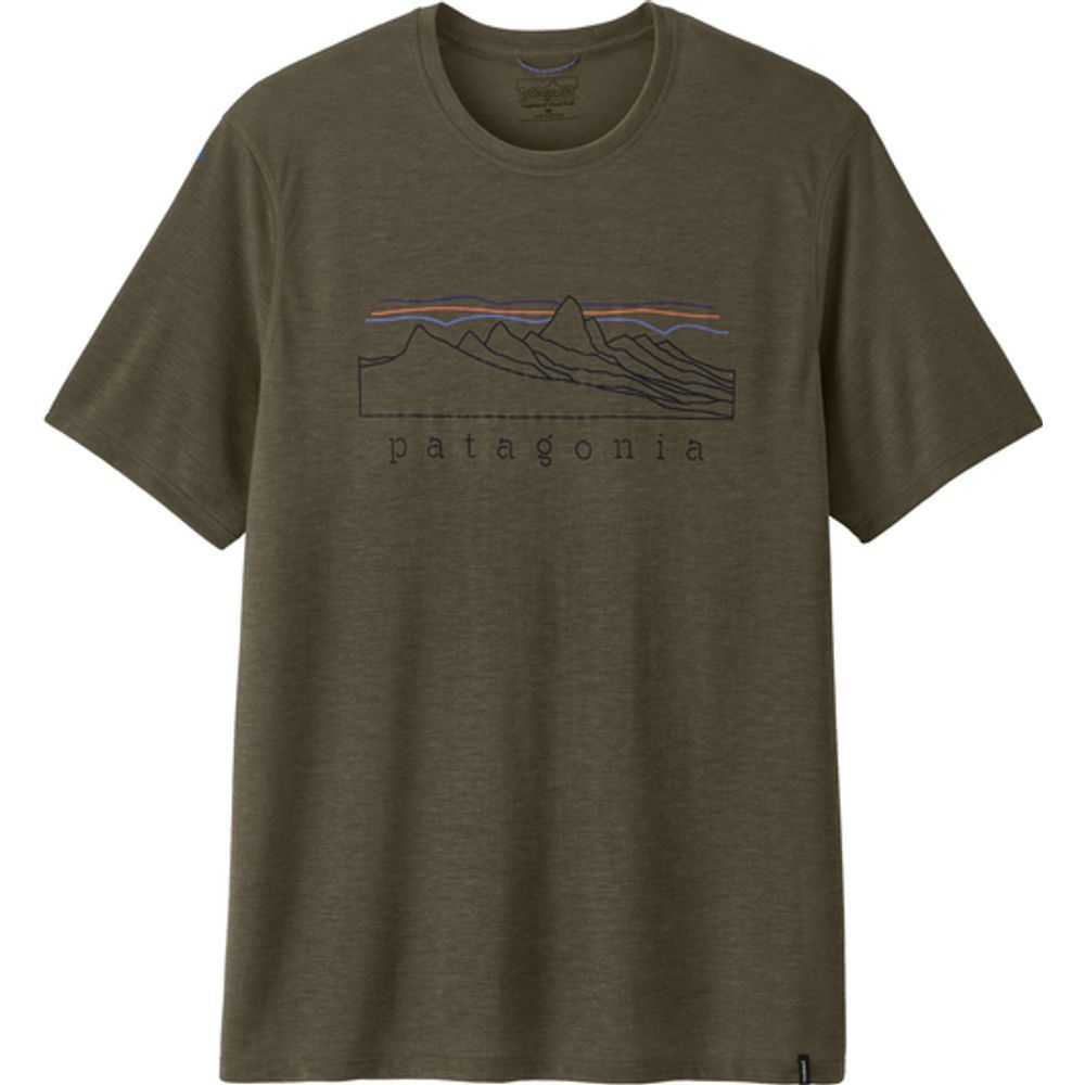 Patagonia Cap Cool Trail Shirt Stratapeaks Herren basin-green Produktbild 0