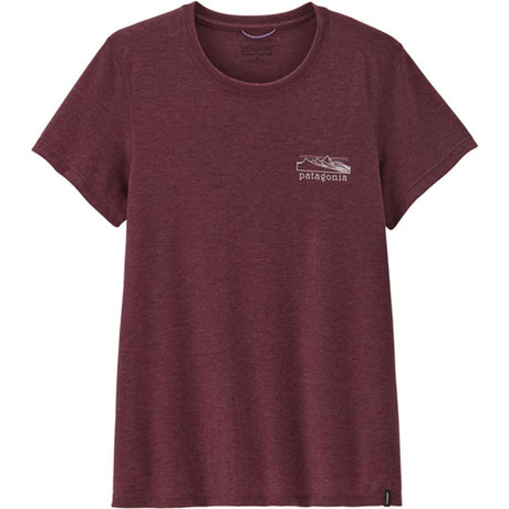 Patagonia Cap Cool Trail T-Shirt Stratapeaks Damen berry-fig Produktbild 0