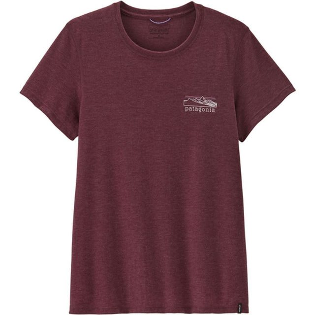 Patagonia Cap Cool Trail T-Shirt Stratapeaks Damen berry-fig Produktbild 0