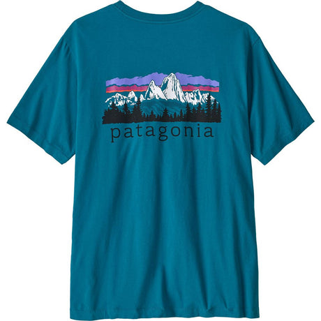 Patagonia Fitz Roy Foothills T-Shirt Herren glacial-blue Produktbild 0