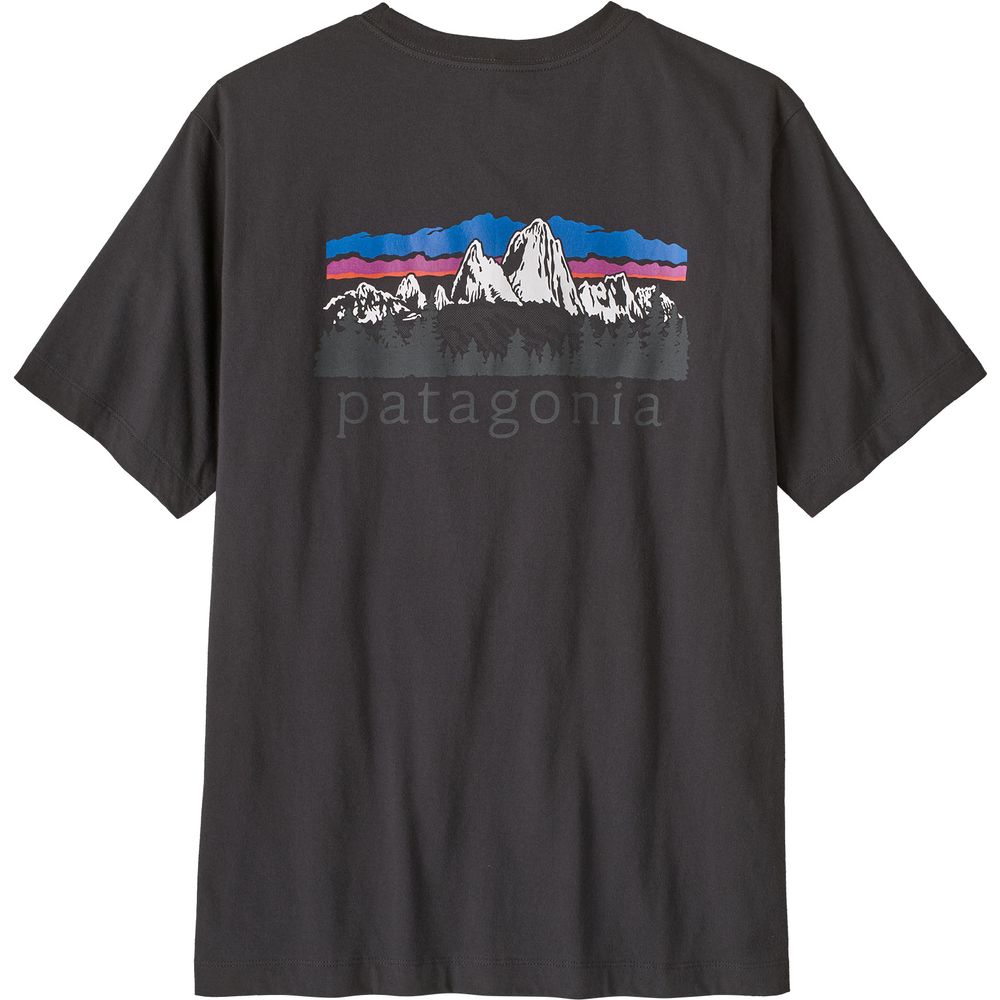 Patagonia Fitz Roy Foothills T-Shirt Herren ink-black Produktbild 1
