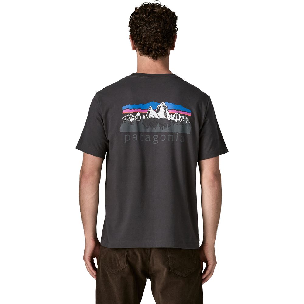 Patagonia Fitz Roy Foothills T-Shirt Herren ink-black Produktbild 3
