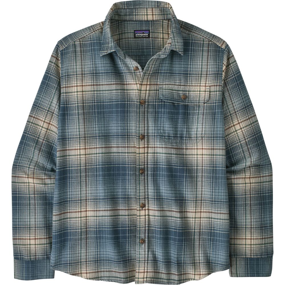 Patagonia Lightweight Fjord Flannel Langarmshirt Herren melting-ombre / summit-blue Produktbild 0