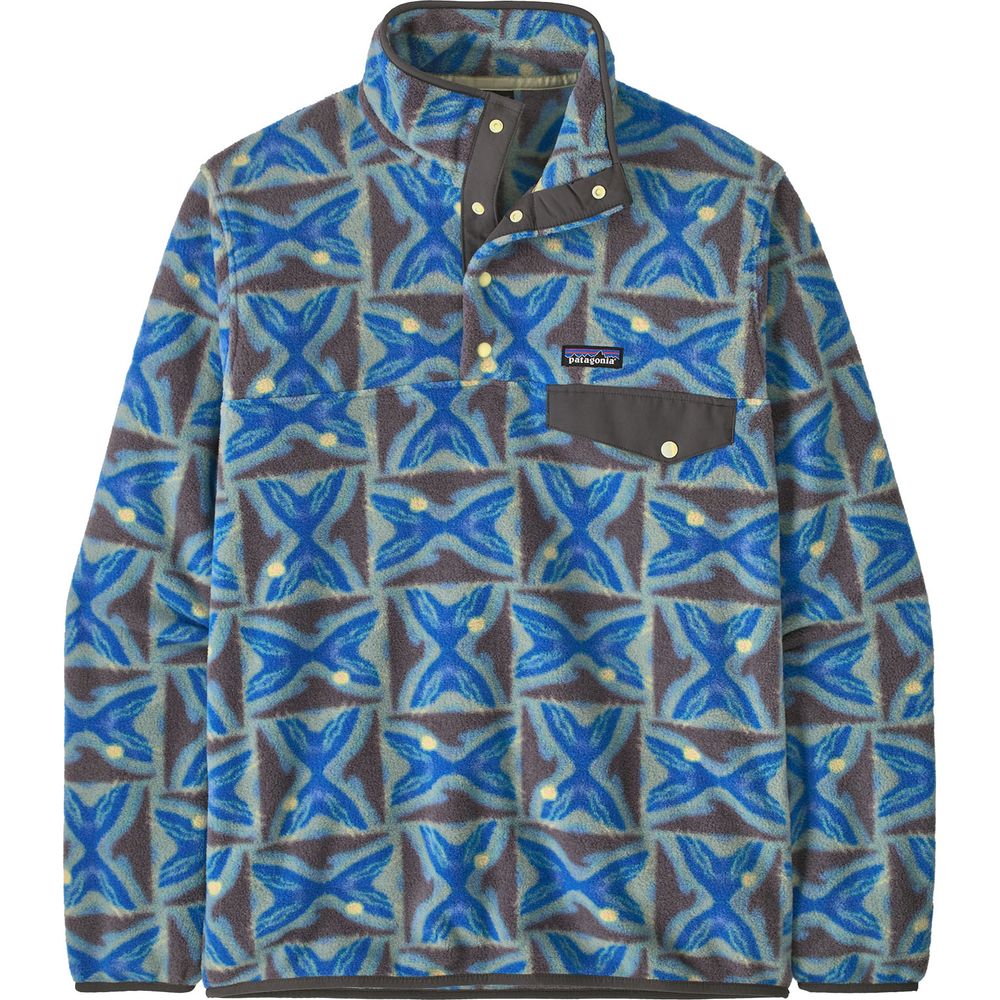 Patagonia Lightweight Synchilla® Snap-T® Fleecepullover Herren deep-freeze / forge-grey Produktbild 0