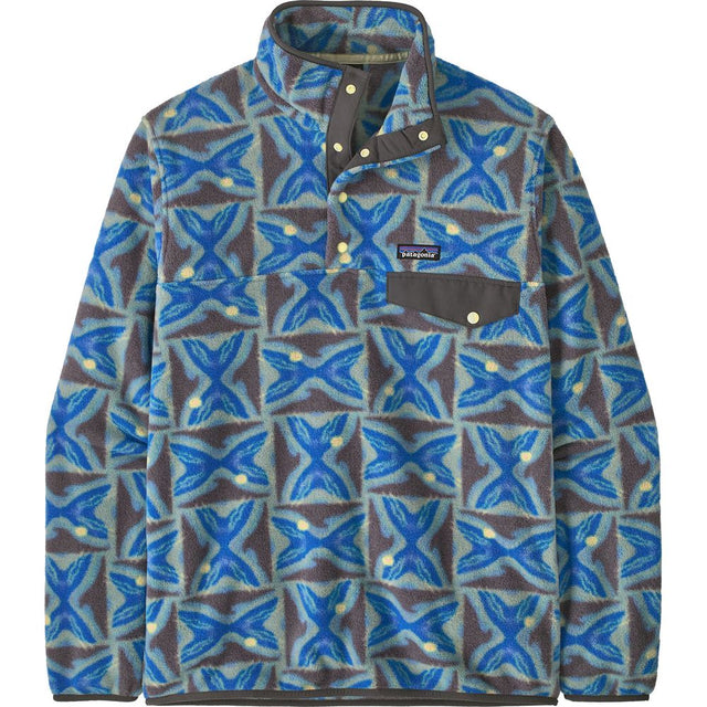 Patagonia Lightweight Synchilla® Snap-T® Fleecepullover Herren deep-freeze / forge-grey Produktbild 0