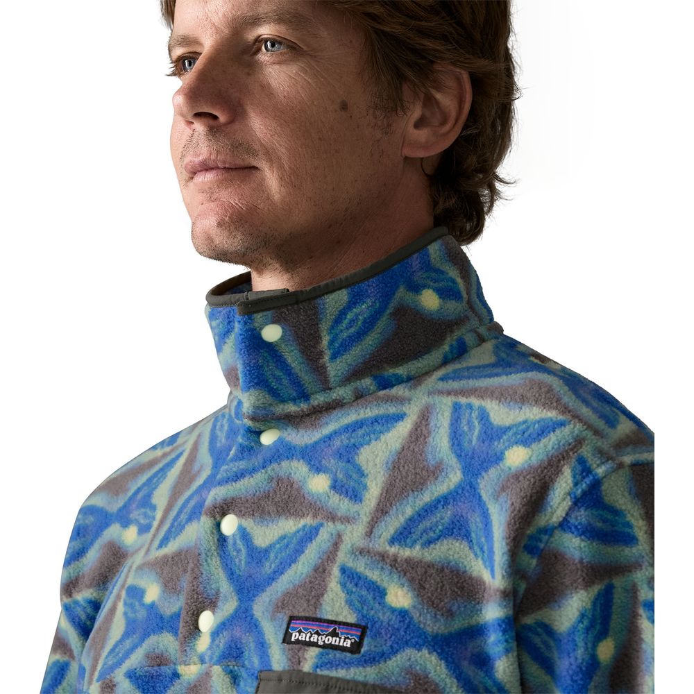 Patagonia Lightweight Synchilla® Snap-T® Fleecepullover Herren deep-freeze / forge-grey Produktbild 3