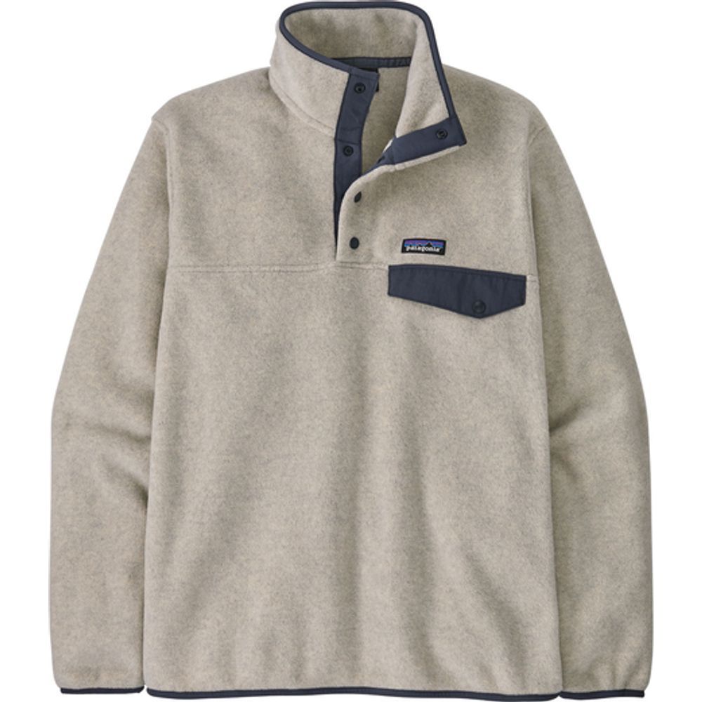 Patagonia Lightweight Synchilla® Snap-T® Fleecepullover Herren oatmeal-heather / smolder Produktbild 0