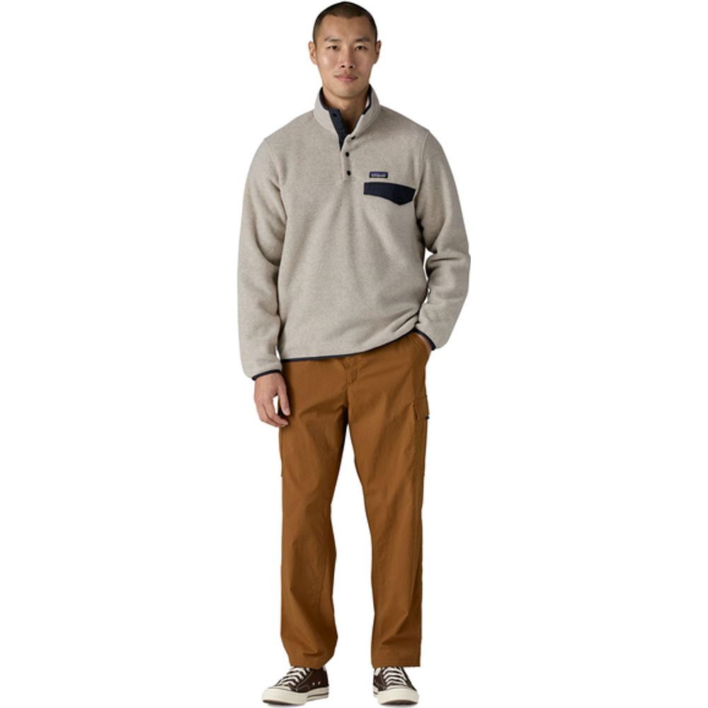 Patagonia Lightweight Synchilla® Snap-T® Fleecepullover Herren oatmeal-heather / smolder Produktbild 3