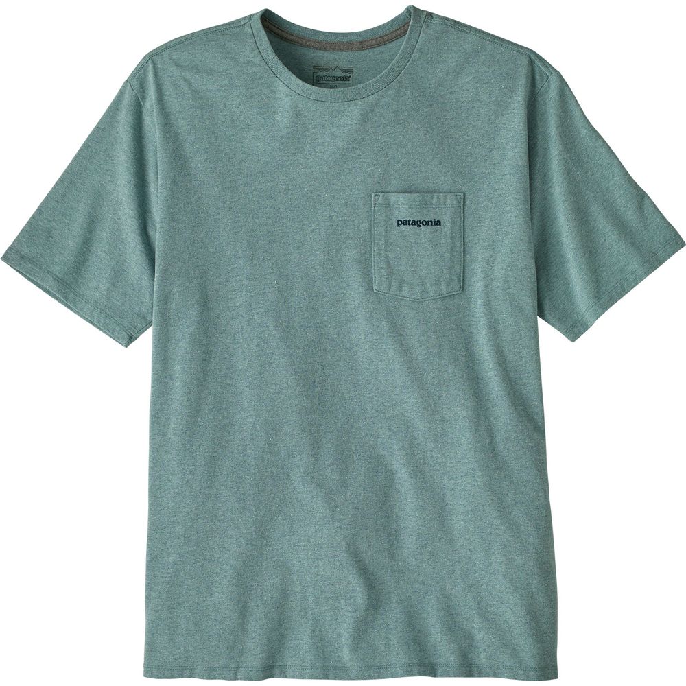 Patagonia M's Boardshort Logo Pocket Responsibili Herren T-Shirt blue sage Produktbild 0