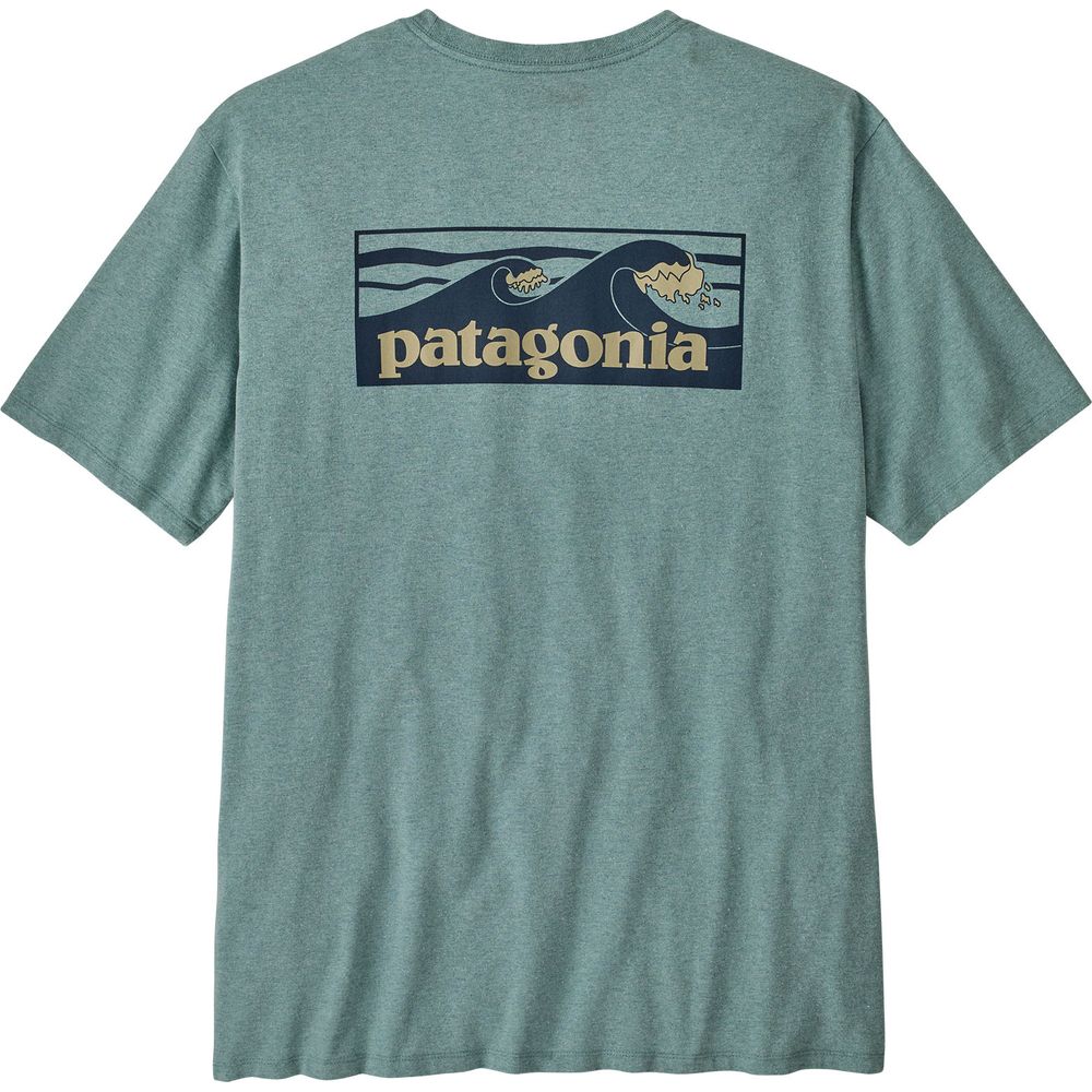 Patagonia M's Boardshort Logo Pocket Responsibili Herren T-Shirt blue sage Produktbild 1