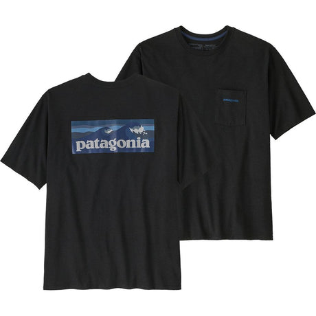 Patagonia M's Boardshort Logo Pocket Responsibili Herren T-Shirt ink black Produktbild 0