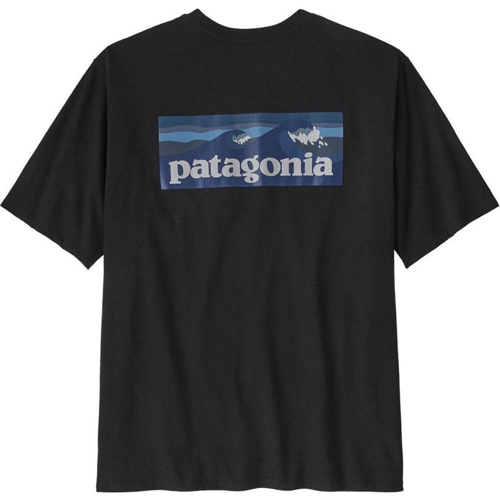 Patagonia M's Boardshort Logo Pocket Responsibili Herren T-Shirt ink black Produktbild 3