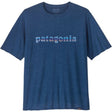 Patagonia M's Cap Cool Daily Graphic Herren T-Shirt '73 text logo: clement blue x dye Produktbild 0
