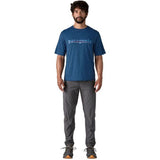 Patagonia M's Cap Cool Daily Graphic Herren T-Shirt '73 text logo: clement blue x dye Produktbild 3