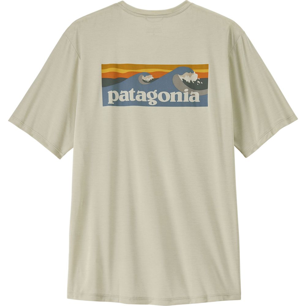 Patagonia M’s Capilene Cool Daily Herren Funktionsshirt - Boardshort Logo dyno white Produktbild 0