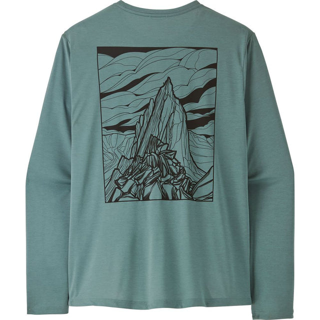Patagonia M’s Long-Sleeved Capilene Cool Daily Shirt - Cloud Crag Herren Langarmshirt blue sage-light blue sage x dye Produktbild 0