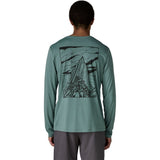 Patagonia M’s Long-Sleeved Capilene Cool Daily Shirt - Cloud Crag Herren Langarmshirt blue sage-light blue sage x dye Produktbild 2