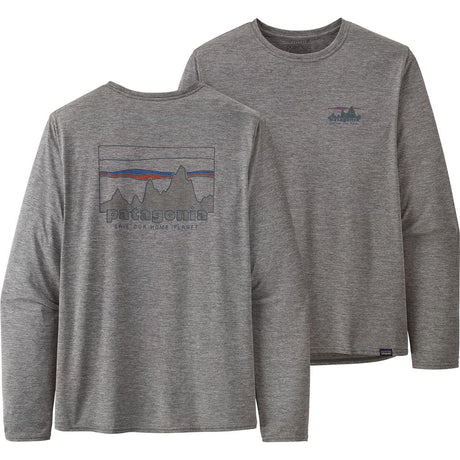 Patagonia M's L/s Cap Cool Daily Graphic Shirt '73 skyline: feather grey Produktbild 0