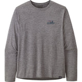 Patagonia M's L/s Cap Cool Daily Graphic Shirt '73 skyline: feather grey Produktbild 2