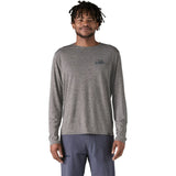Patagonia M's L/s Cap Cool Daily Graphic Shirt '73 skyline: feather grey Produktbild 5