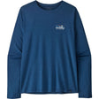 Patagonia M's L/s Cap Cool Daily Shirt - '73 Skyline Herren Langarmshirt clement blue-light clement blue x dye Produktbild 0