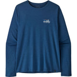 Patagonia M's L/s Cap Cool Daily Shirt - '73 Skyline Herren Langarmshirt clement blue-light clement blue x dye Produktbild 0