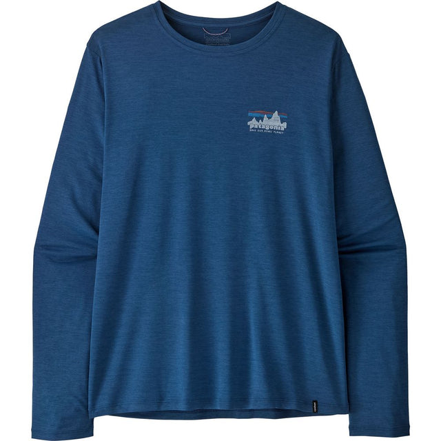 Patagonia M's L/s Cap Cool Daily Shirt - '73 Skyline Herren Langarmshirt clement blue-light clement blue x dye Produktbild 0