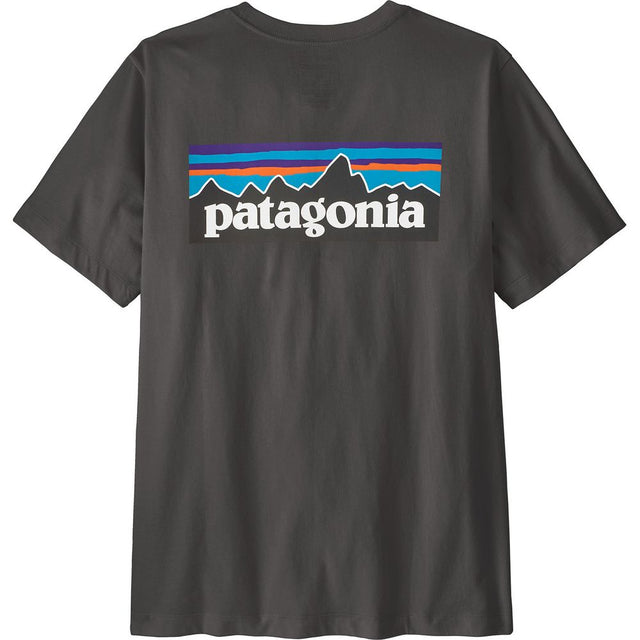 Patagonia M's P-6 Logo Herren T-Shirt ink black Produktbild 0