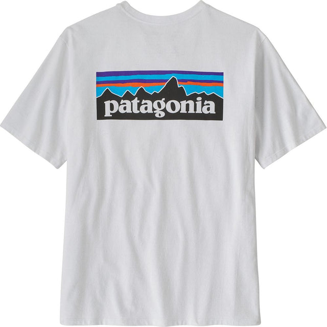 Patagonia M's P-6 Logo Responsibili-tee white Produktbild 0