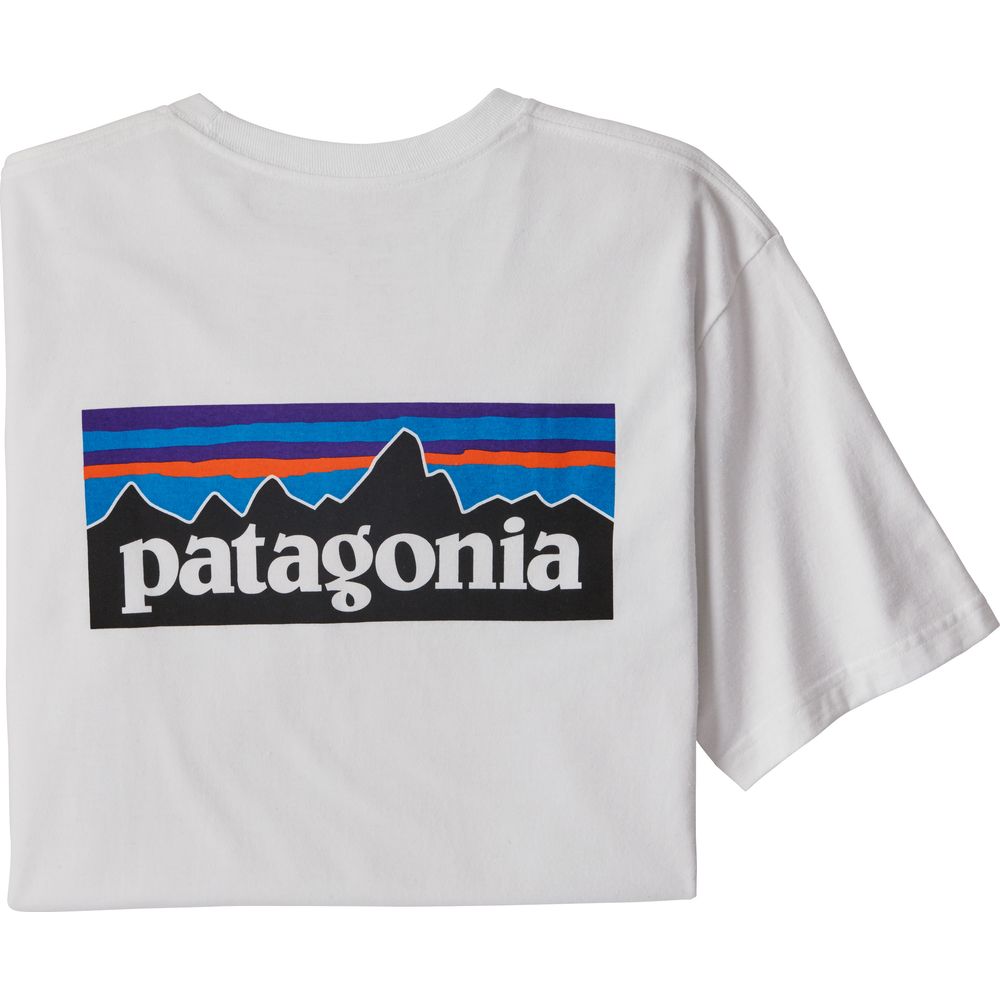 Patagonia M's P-6 Logo Responsibili-tee white Produktbild 2