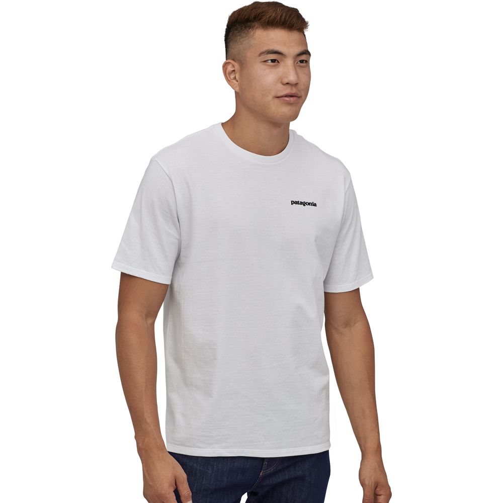 Patagonia M's P-6 Logo Responsibili-tee white Produktbild 3