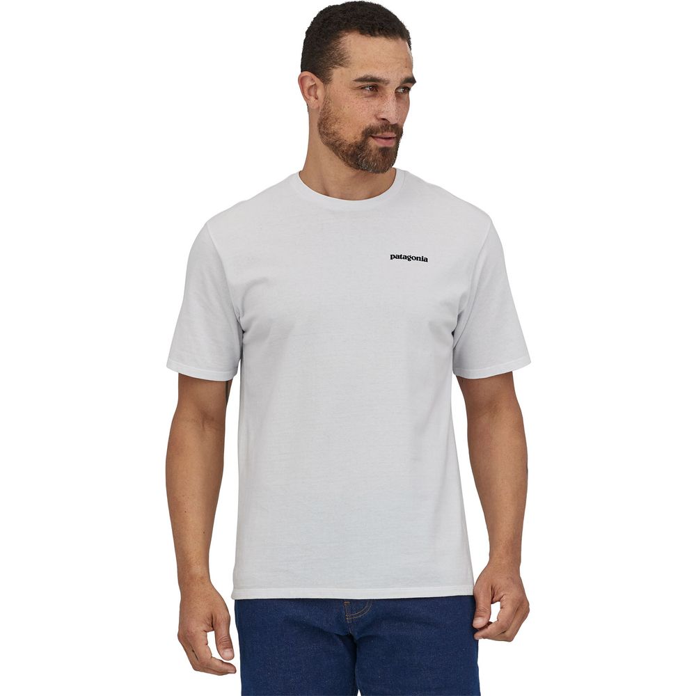 Patagonia M's P-6 Logo Responsibili-tee white Produktbild 4