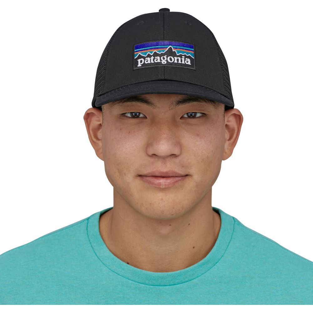 Patagonia P-6 Logo Lopro Trucker Hat Cap blk Produktbild 4