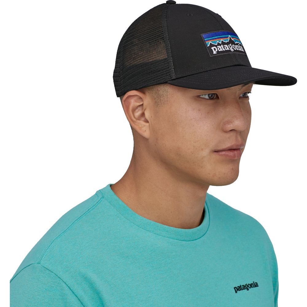 Patagonia P-6 Logo Lopro Trucker Hat Cap blk Produktbild 5