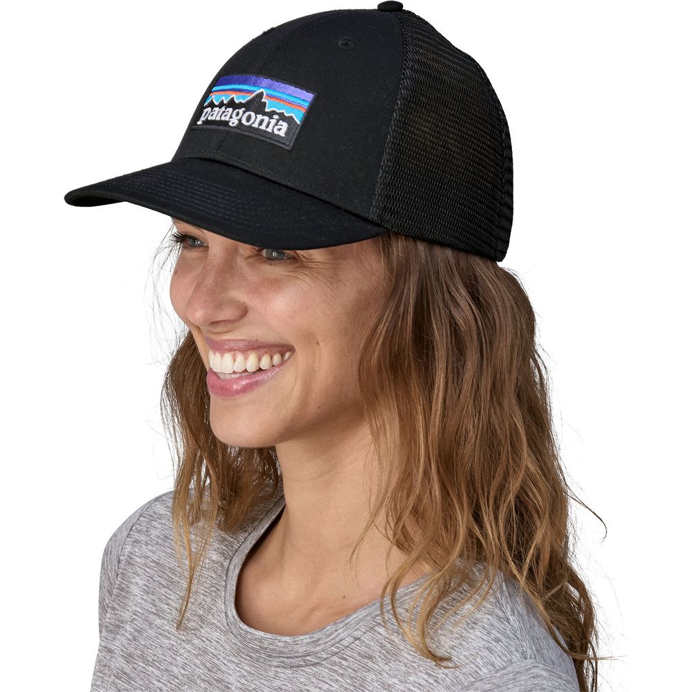 Patagonia P-6 Logo Lopro Trucker Hat Cap blk Produktbild 6