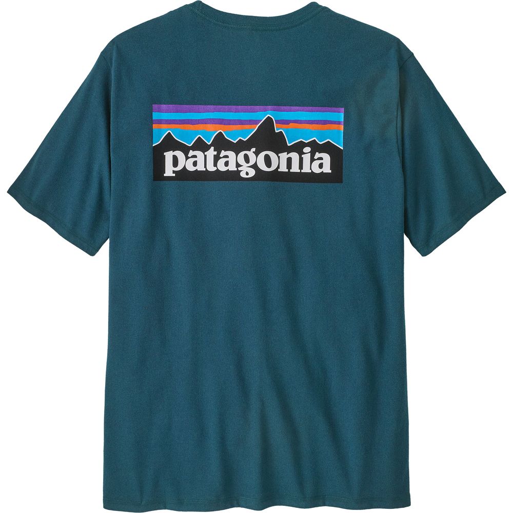 Patagonia P-6 Logo Responsibili-Tee Herren T-Shirt glacial-blue Produktbild 1